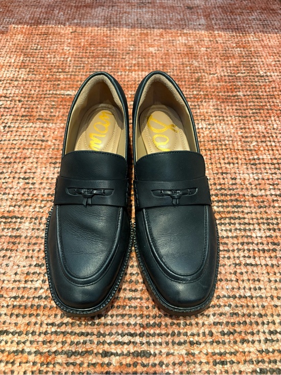 Sam Edelman Shoes - Sam Edelman Black Leather Penny Loafers